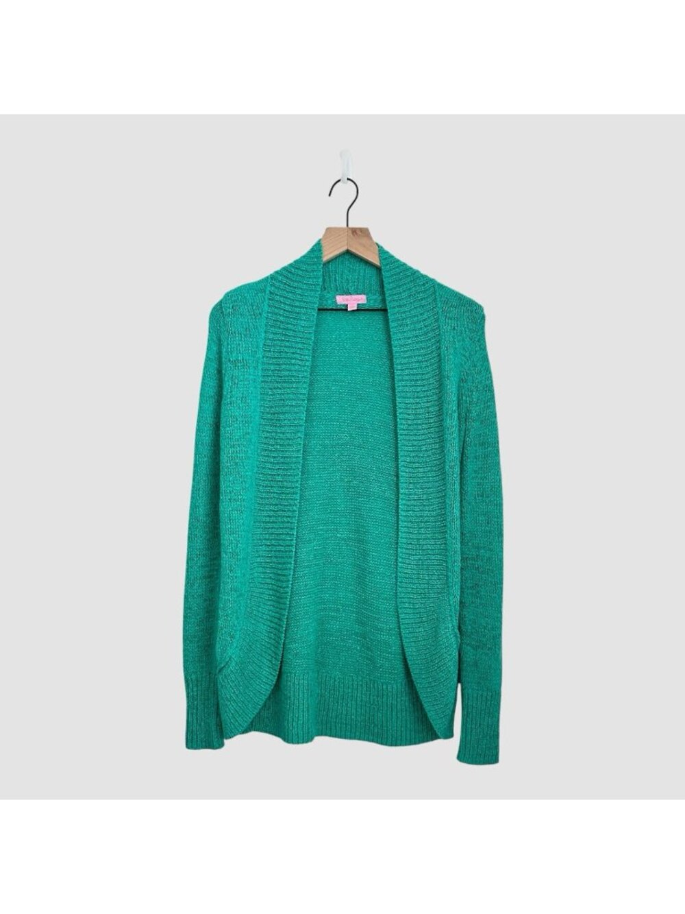 Lilly Pulitzer Amalie Cardigan Women’s Size XS Green Open Front Knit Sweater